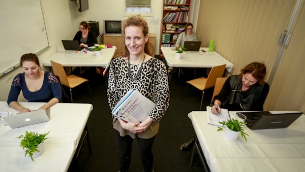 Mummydesk in Kensington, a service set up by Pia Davis.