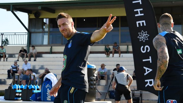 Peace deal? James Maloney and the players' association will sit down with the NRL next month to discuss the salary cap for 2018.
