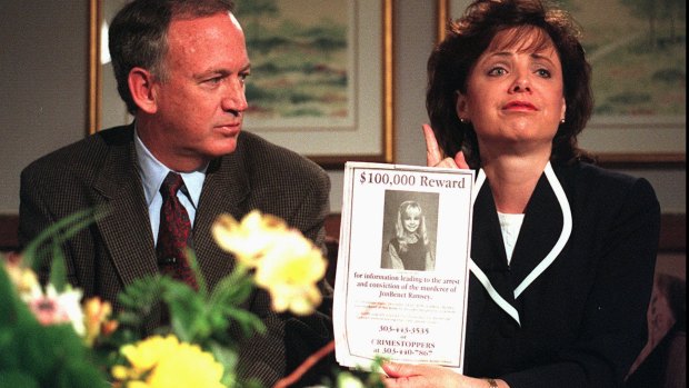 JonBenet's parents John and Patsy were both suspects in her death.