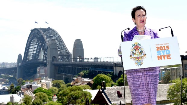 "The city is powering as never before": Lord mayor Clover Moore. 