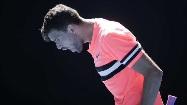 Grigor Dimitrov's Australian Open is over.