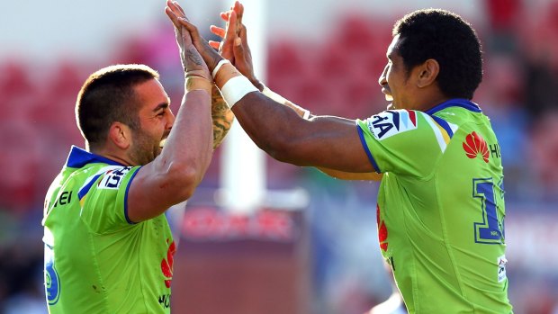 Paul Vaughan and Sia Soliola should add some punch off the Canberra Raiders bench. 