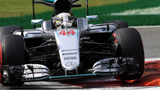 Looking good: Lewis Hamilton.