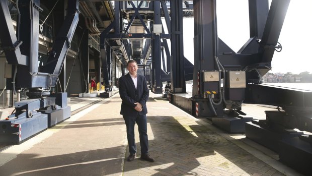Gavin Smith, vice-president and managing director of Royal Caribbean Australia and New Zealand, at the empty Overseas Passenger Terminal at Circular Quay, Sydney.