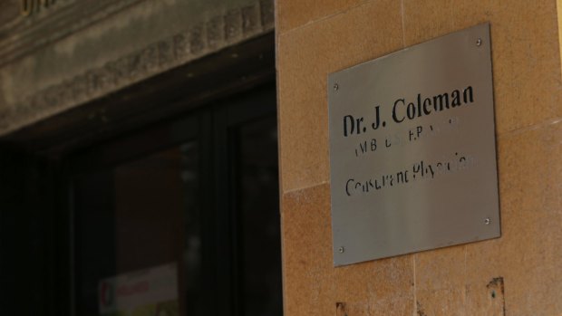 Immunologist Dr Jeremy Coleman stands accused of preying on female patients while treating them at his city clinic. 
