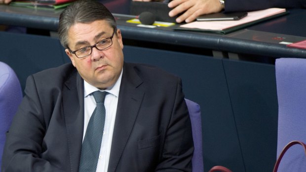 German Vice-Chancellor Sigmar Gabriel.