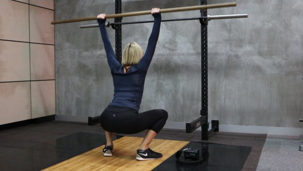 Fitness First: finding a formula in form as Sarah Berry takes on the squat.