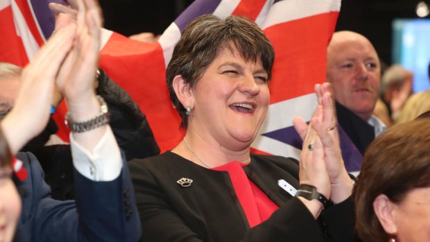 Democratic Unionist Party Leader Arlene Foster