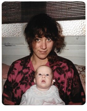 The author as a baby with her mum, Lisa.