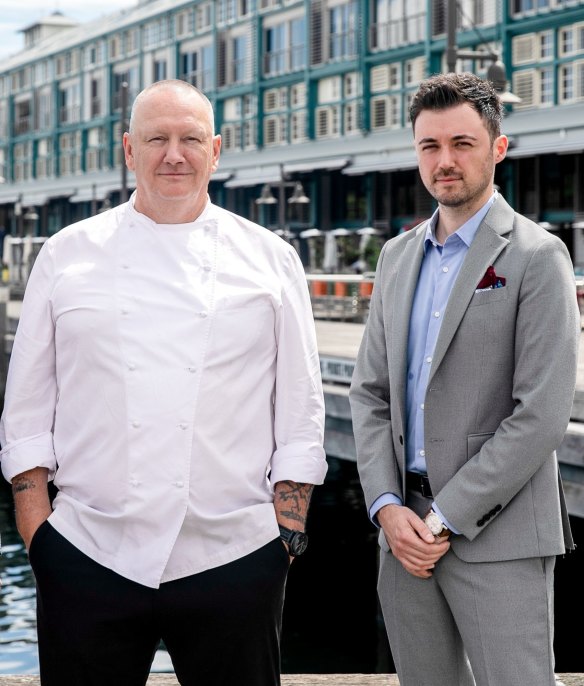 Melbourne chef Ian Curley (left) and Gualdi say they're creating a new genre of bar with Amphlett House.