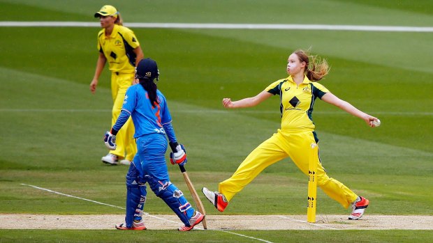 Keeping pace: Cricket Australia has long led the charge for offering female players a competitive contract.