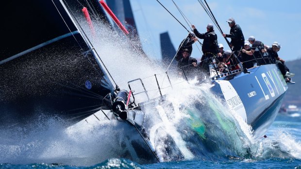 Perpetual Loyal has won the Sydney to Hobart in record time.