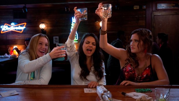 Kristen Bell, Mila Kunis and Kathryn Hahn make a series of highly codified transgressions in <i>Bad Moms</i>.