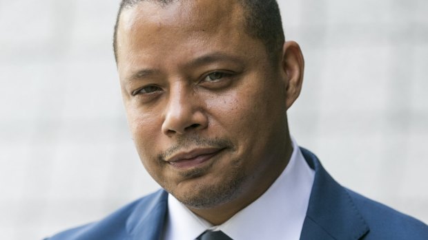 Court case: actor Terrence Howard walks into a Los Angeles court.