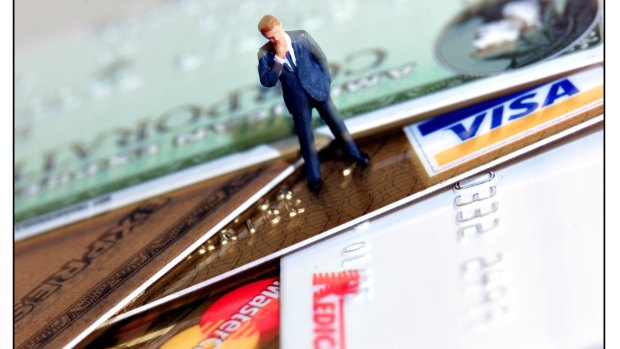 Credit card interest can be up to 22 per cent.
