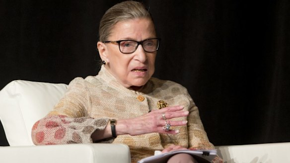 Supreme Court Justice Ruth Bader Ginsburg.
