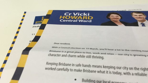 Spot the difference? The Liberal National Party campaign insists its branding was sufficiently different to the Brisbane City Council's own.