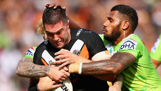 Tough lessons: Tigers forward Curtis Sironen.