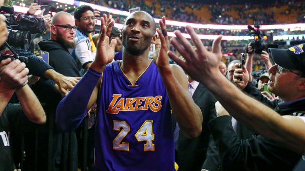 Long goodbye: Kobe Bryant.