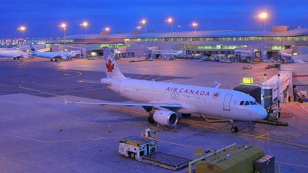 Air Canada confirmed the incident occurred at Pearson Airport in Toronto.