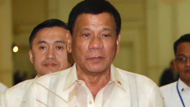 Philippines President Rodrigo Duterte.
