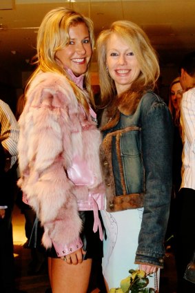 Buttrose with her friend, fellow socialite Shari-Lee Hitchcock in June 2005.