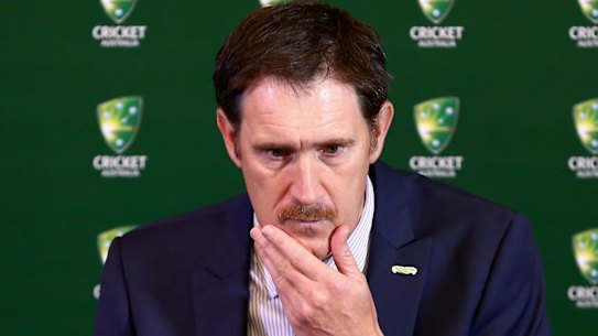 Furious: Cricket Australia boss James Sutherland. 