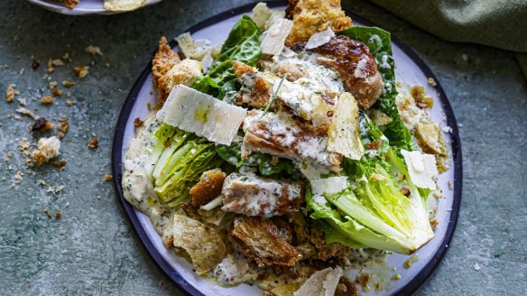 A good chicken caesar is all about the contrasts, says Katrina Meynink.