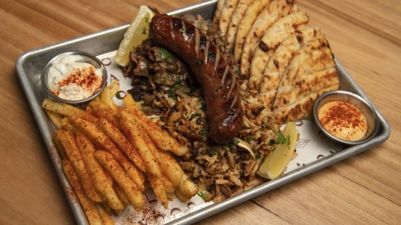 Platters are the way to go if you're dining in.