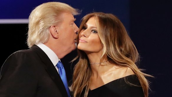 During the campaign, Melania Trump questioned the background of the women who accused her husband of forcibly kissing or touching them.