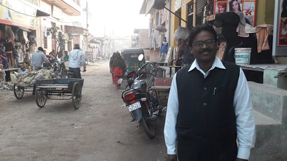 Project manager of the National Confederation of Dalit Organisations in Johripur, Ganesh Gautam.