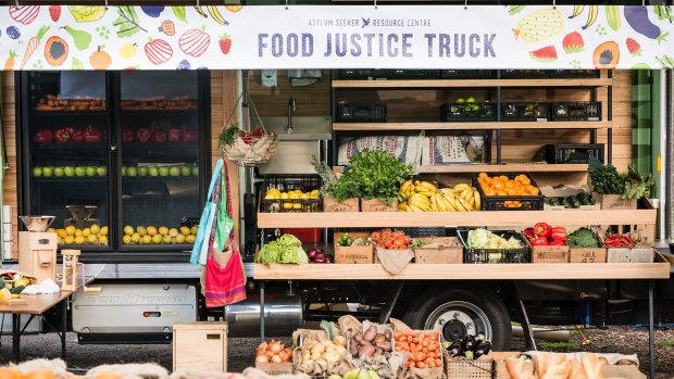The ASRC's award-winning Food Justice Truck.