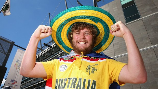 Fans flocked to Birrarung Marr to soak up the sun and atmosphere.