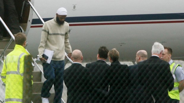 Binyam Mohamed, who was tortured by the CIA, is returned to Britain from Guantanamo Bay in February 2009.