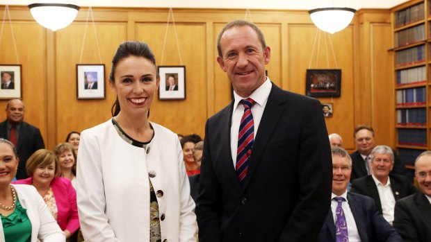 Jacinda Ardern, 37, is Labour's youngest leader. She replaced Andrew Little on Tuesday.
