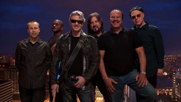 The Steve Miller Band. with Miller second from the left, in sunglasses.