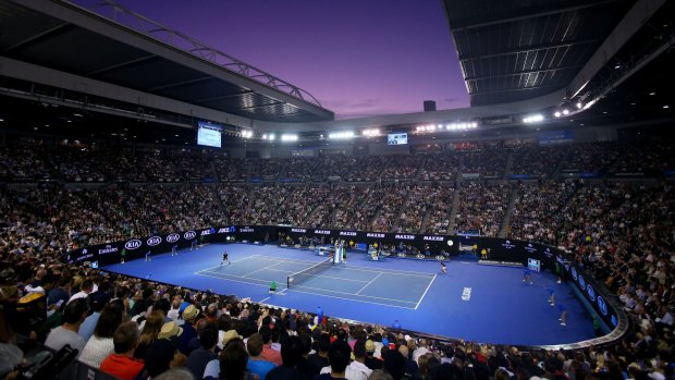 Rod Laver Arena during last year's Australian Open men's final.