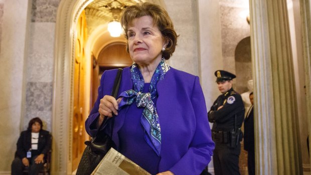 US Senate intelligence committee chair Dianne Feinstein. She says the CIA torture program was "brutality that stands in stark contrast to our values".