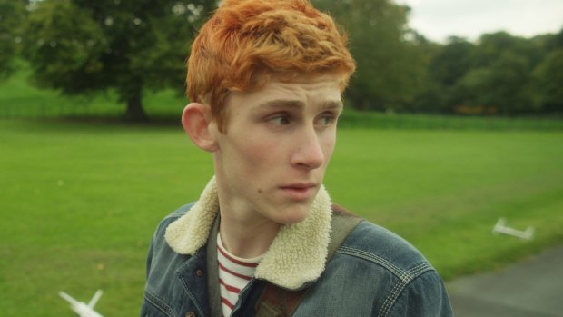 Fionn O'Shea as Ned in Handsome Devil. The character is "just a lonely schoolboy who needs a friend".