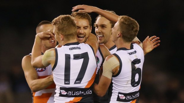 Giant steps: GWS are a rising AFL power.