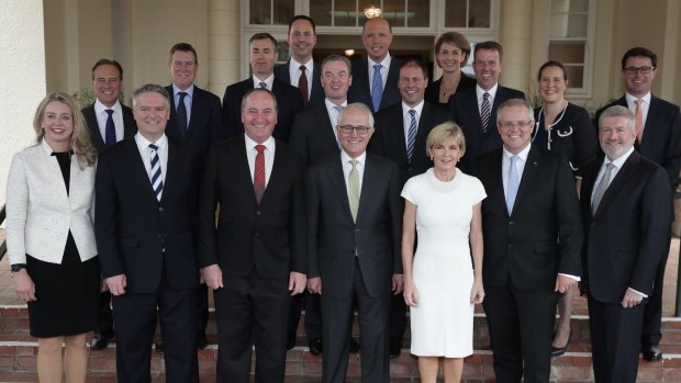 Malcolm Turnbull's latest cabinet.