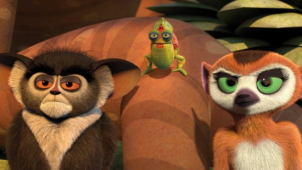 All Hail King Julien is a spin-off of the movie, Madagascar.