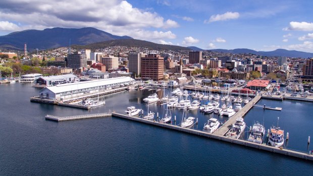 Tasmania tourism is surging, including to the state capital Hobart.