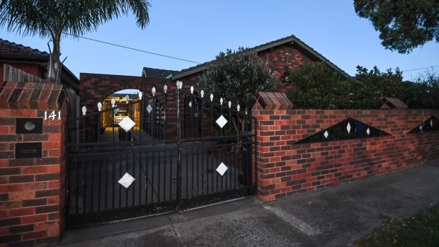 The couple's Sunshine West home.