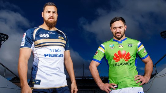 Will Canberra footy fans watch the Brumbies and the Raiders on the same weekend?