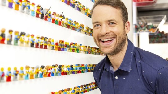 Hamish Blake hosts Lego Masters.