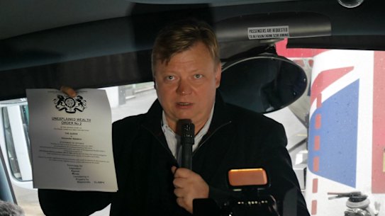 Roman Borisovich, the main man behind ClampK, with an 'unexplained wealth order'. 