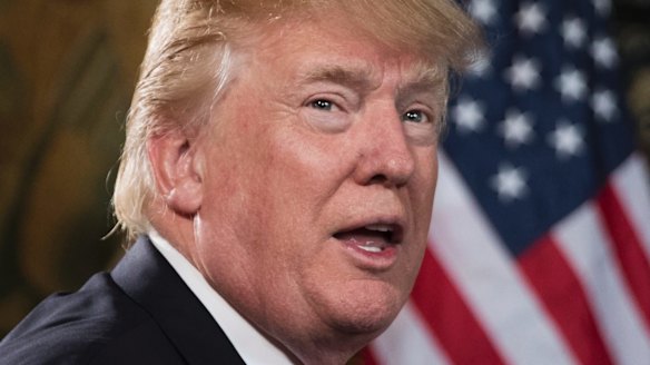 US President Donald Trump 