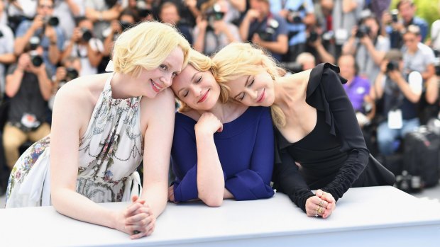 Actors Gwendoline Christie (left), Elisabeth Moss and Nicole Kidman attend a photocall for Top of the Lake: China Girl, one of the festival's few triumphs.