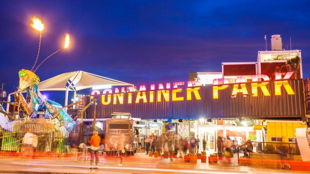  Container Park in Downtown Las Vegas. 